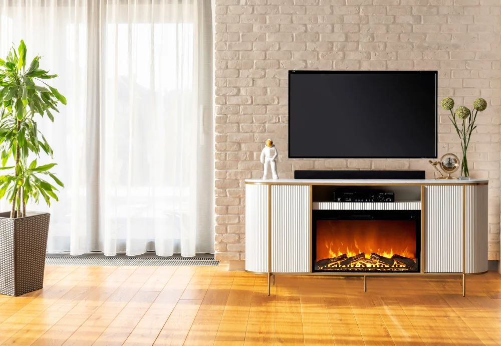 bathroom electric fireplace