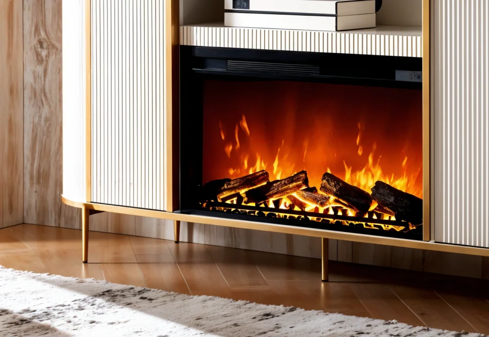 electric heater that looks like a fireplace