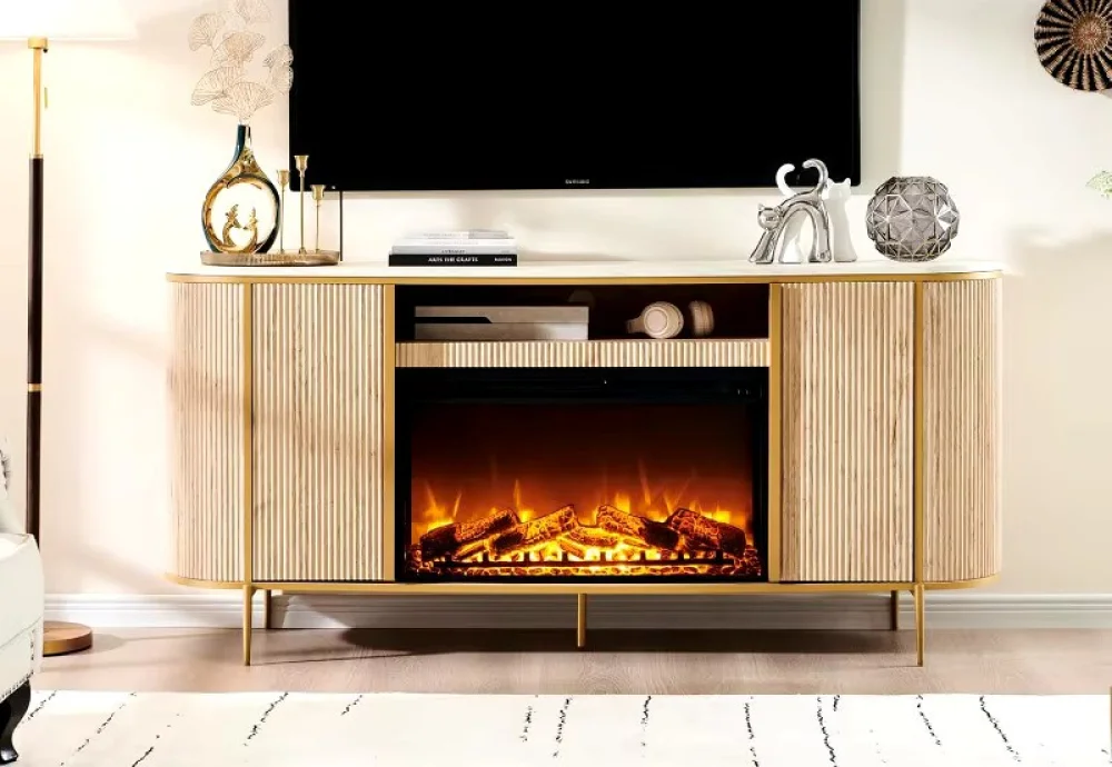 bathroom electric fireplace